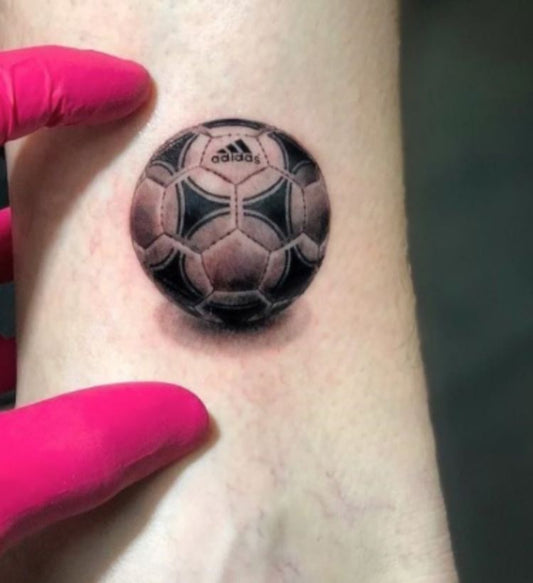 Balón de fútbol prueba